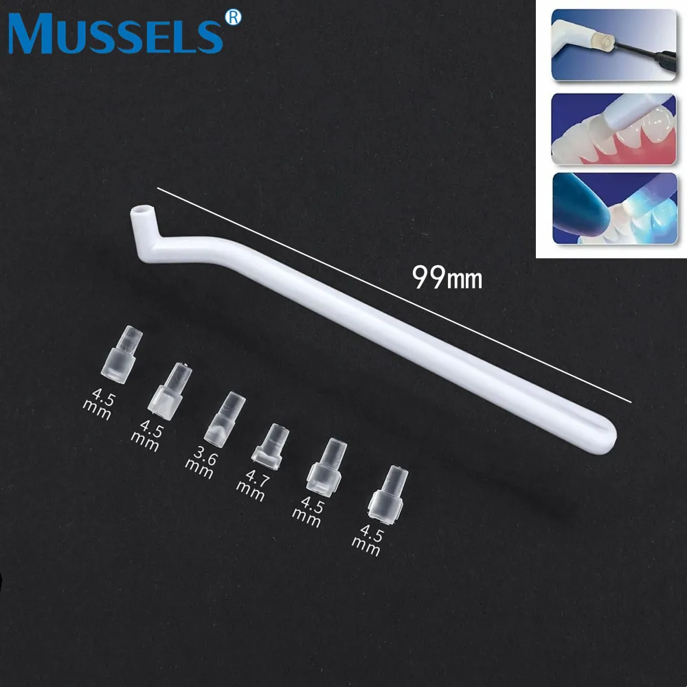 6Pcs/Set Dental Orthodontic Mould Accessories Injection Starter Kit Mini Forming Mold Lingual Button Bite Turbo Dentist Tool