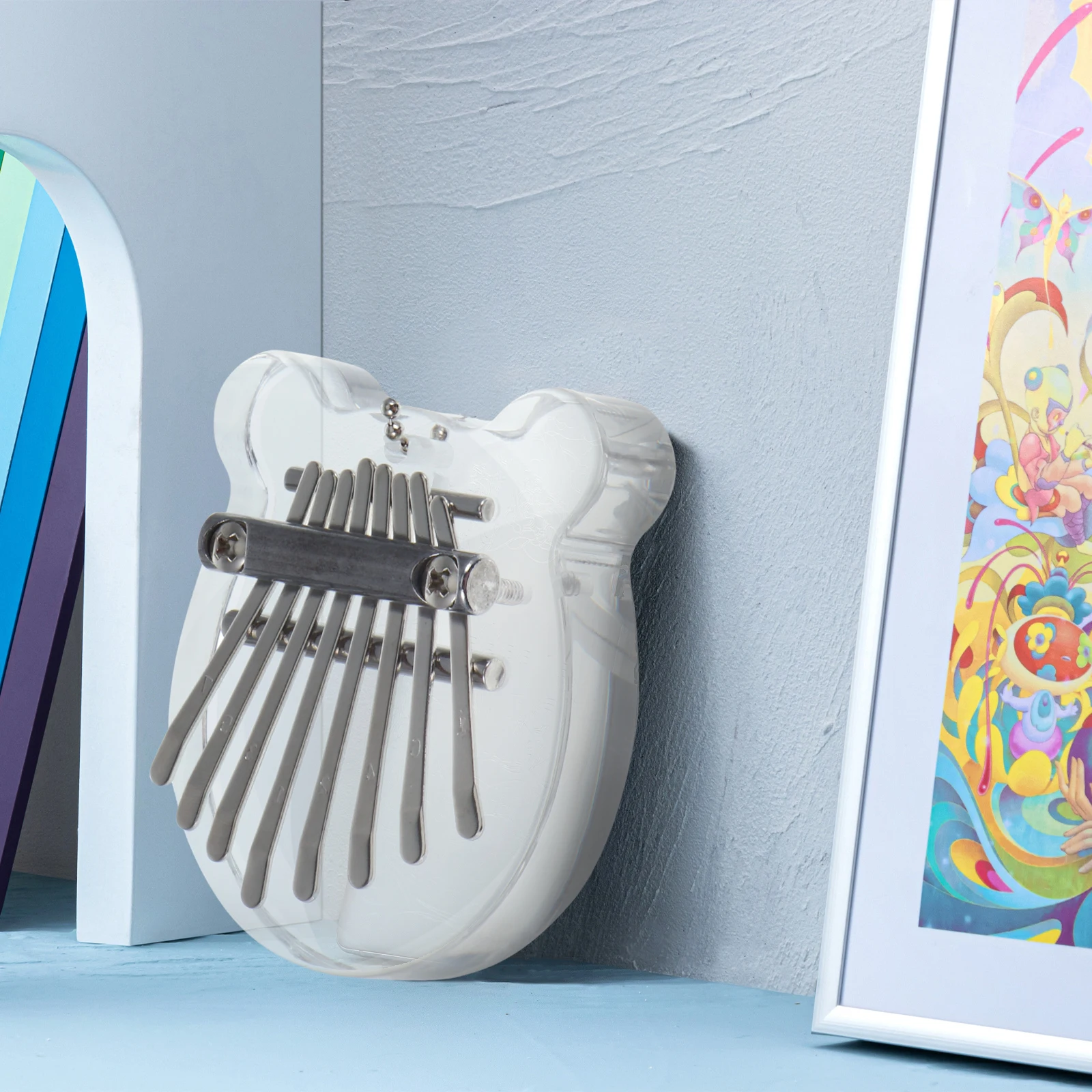 

Mini Kalimba Piano Sapele 8 Tone Engrave Musical Gifts Kids Mini Musical Instrument Beginners Portable Instrument