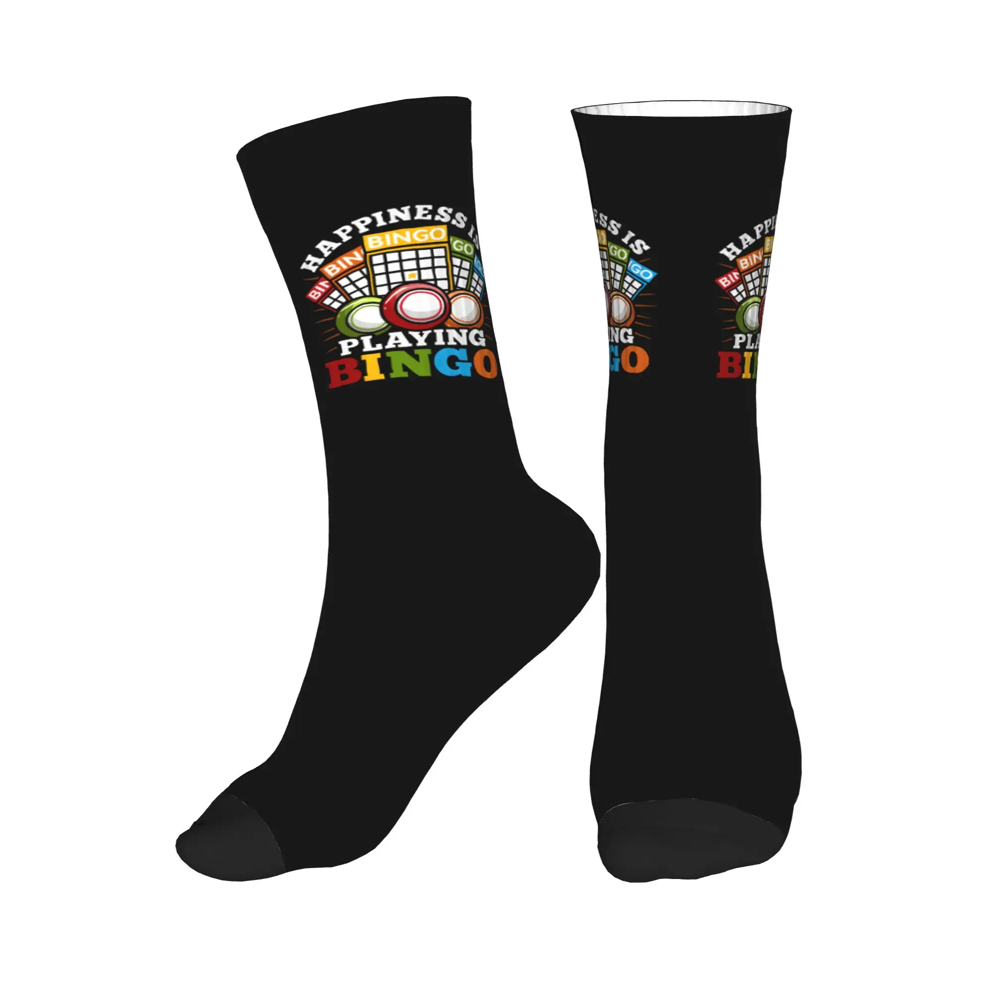 

Hot Game Bingo Dress Socks Mens Womens Warm Fashion Crew Socks