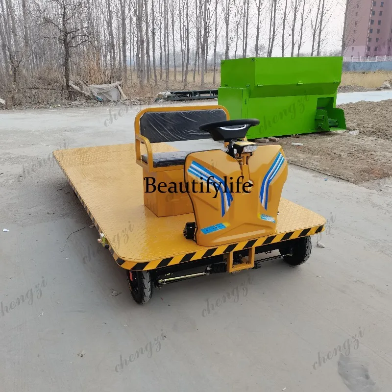 

A81 electric four-wheeled flatbed car upside down donkey warehouse construction site truck transporter orchard