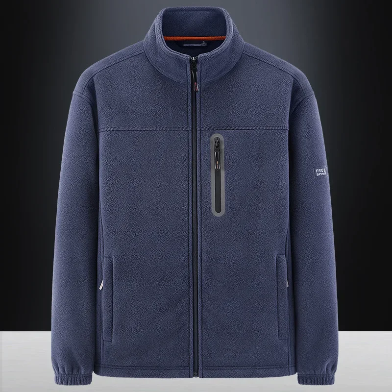 New Autumn Winter Warm Thickened Fleece Jacket Coat Men Women Casual Loose Fit Lightweight Warmth Quilted Jacket 8918