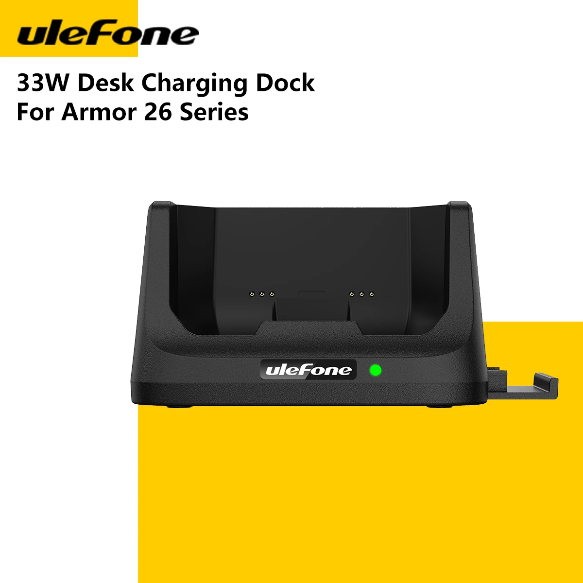 Imagem -04 - Doca de Carregamento de Mesa sem Fio para Ulefone Power Armor 26 Series Celular Usb-c Tipo-c 33w