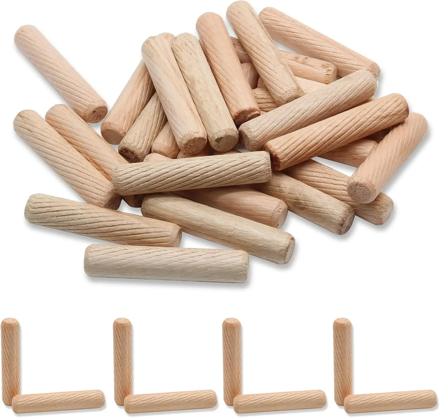 

круглые деревянные дюбели 6*40 мм 8*40 мм 10*40 мм 10*40 мм ящик шкафа круглые рифленые DIY деревообработка для дюбелей дрель