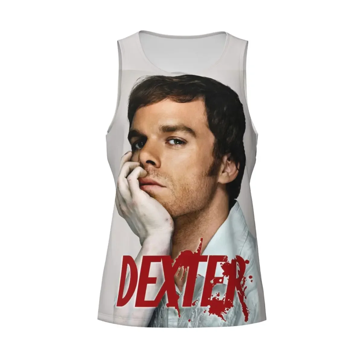 Quick Dry Dexter Morgan Movies Gym Tank Muscle Sleeveless Shirt Bodybuilding Breathable Vest