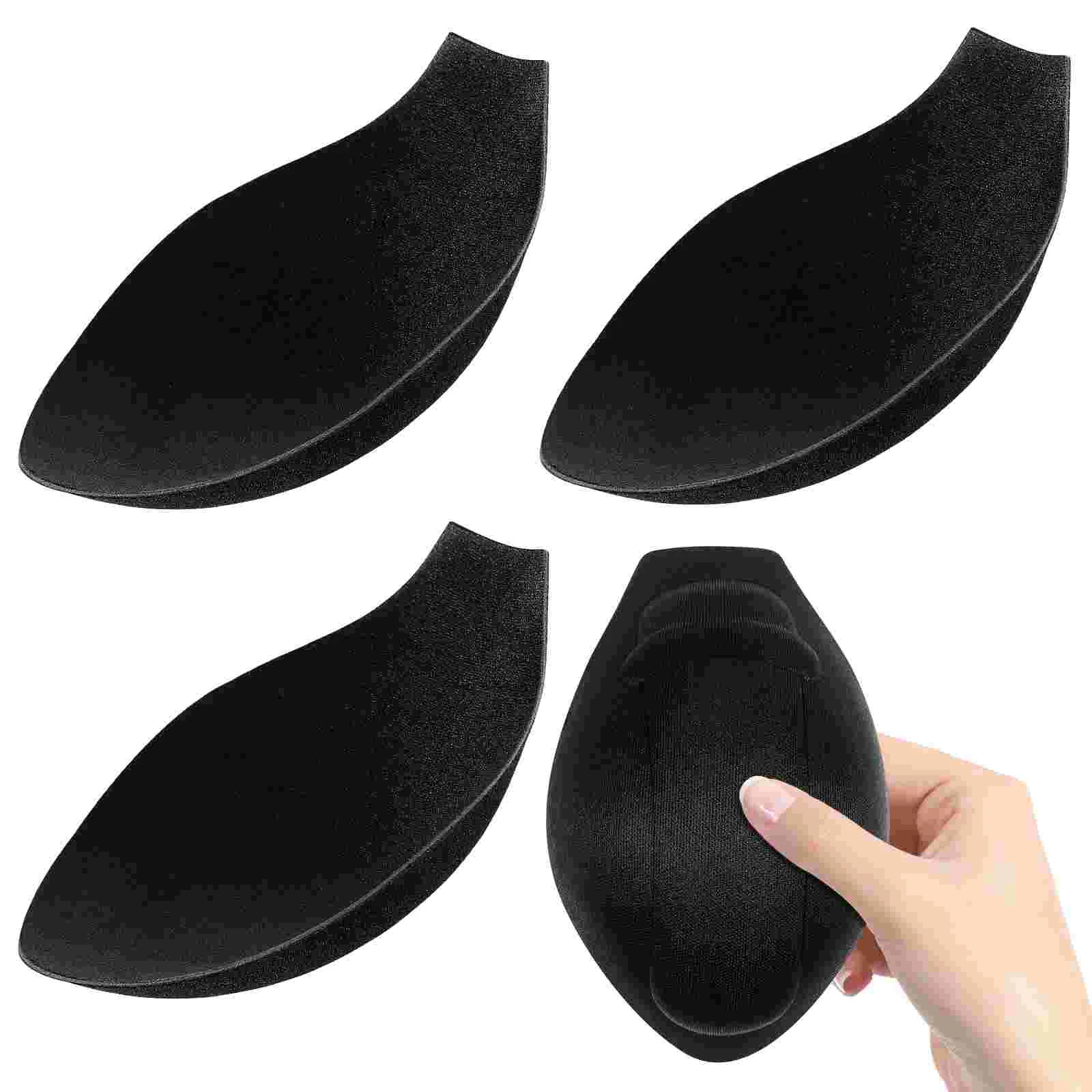 4 Pcs Men's Panty Liner Swim Trunk Sponge Inserts Bulge Cups Pen Pad for Shorts Material Elastic Pads Package