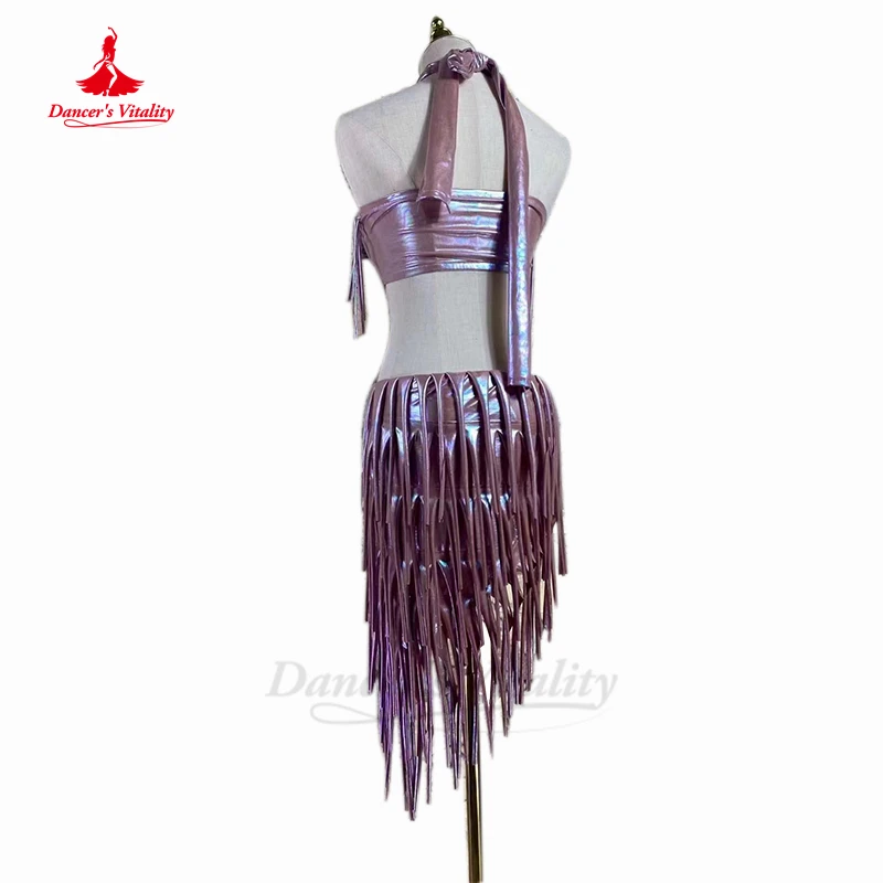 Belly Dance Costume Suit for Women Children Exotic Dancewear Bra+tassel Skirt 2pcs Customzied Belly Dancing Stage Wear Outfit