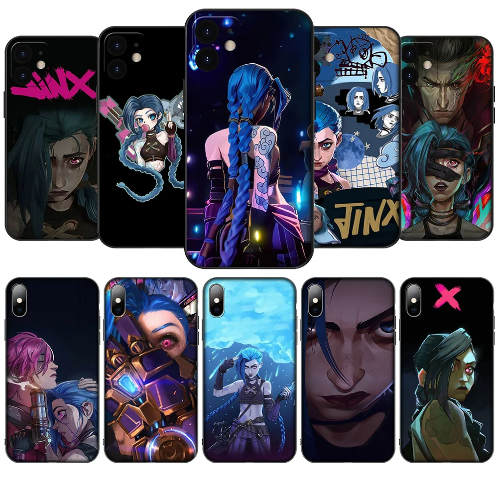 enemy Jinx Anime New Phone Case for Xiaomi Mi 9T 10T 11T 11i 11 12 A2 A3 POCO X3 M3 M2 F3 Pro NFC