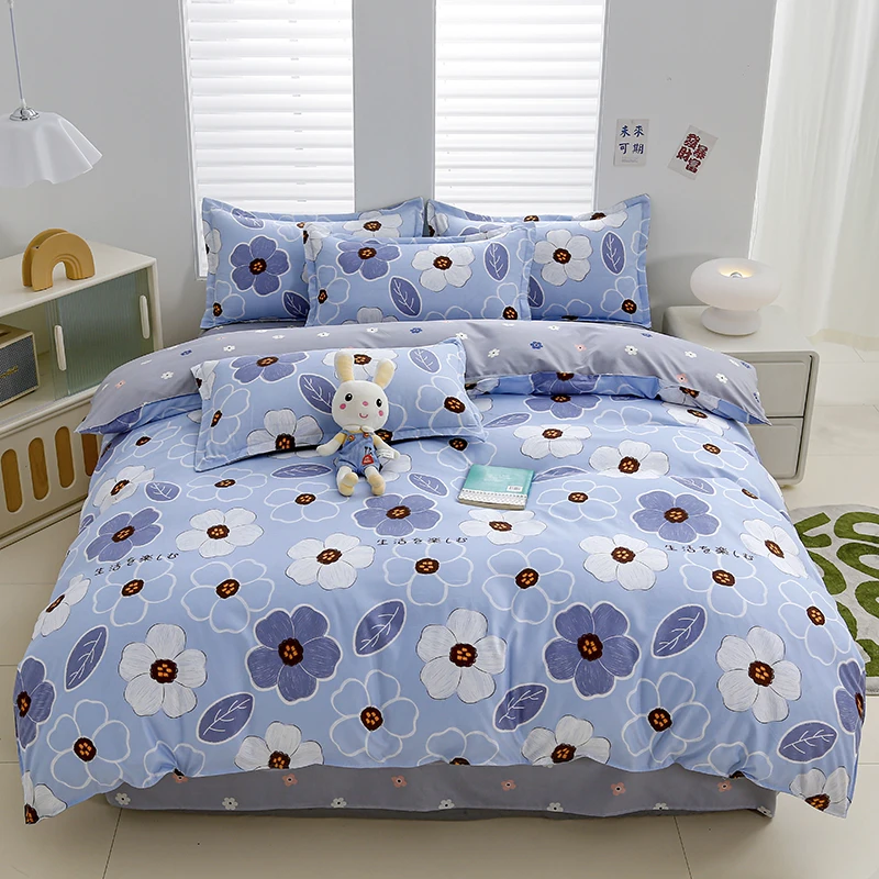 4-piece bedding set comforter set Soft and comfortable  for be suited to four seasons Suitable for the room dormitory