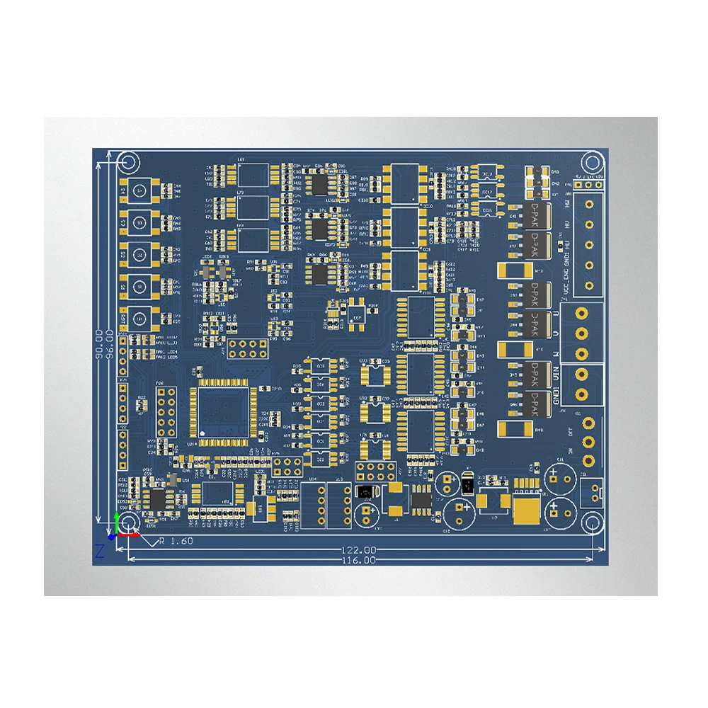 1 PC Brushless Motor Control Board STM32 FOC DC Brushless Motor Control Board Current And Voltage Isolation Acquisition Board
