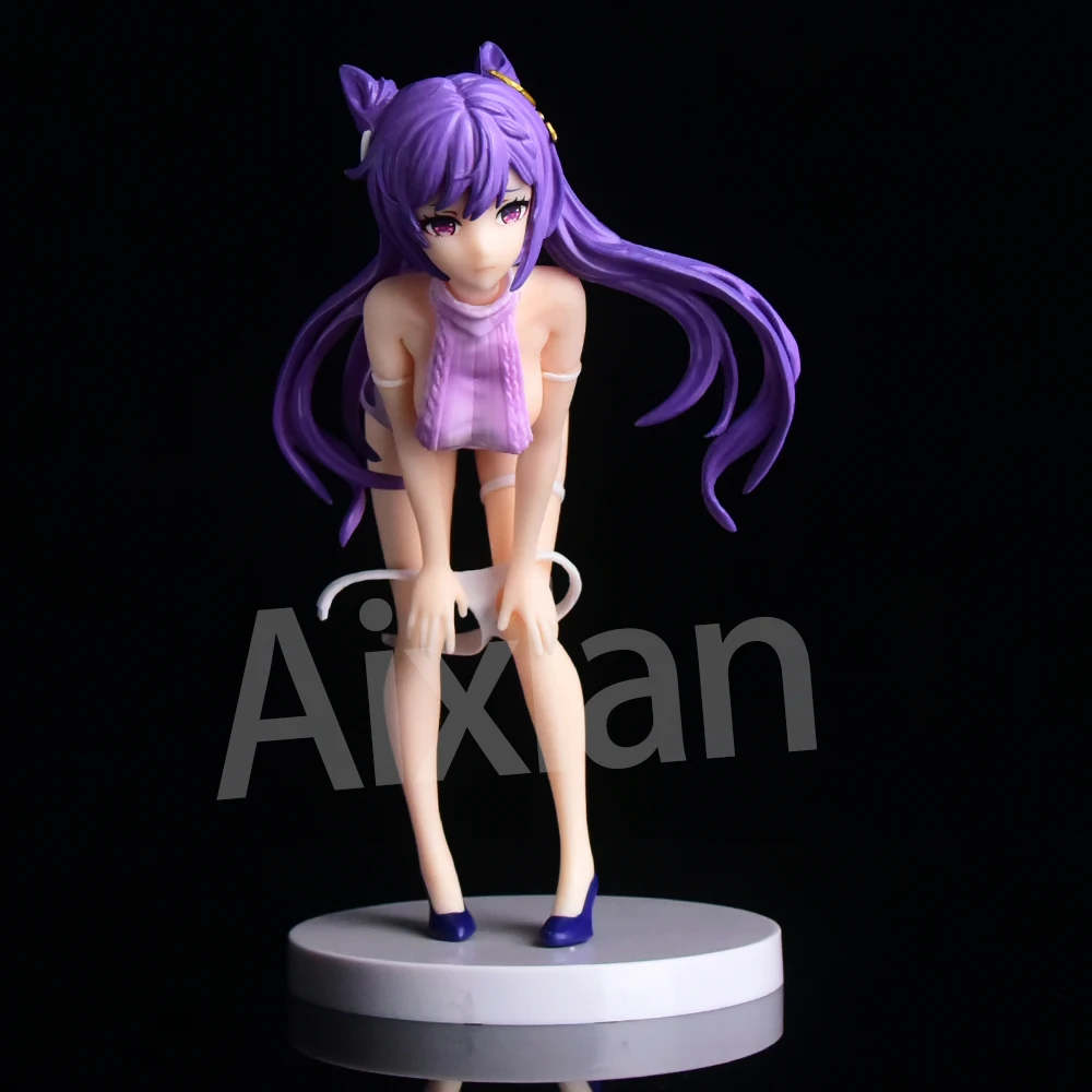 Aixlan New Series Keqing Figure 20cm Sexy Girl PVC Action Figure Amine Thanksgiving Gift Collectible Figurine