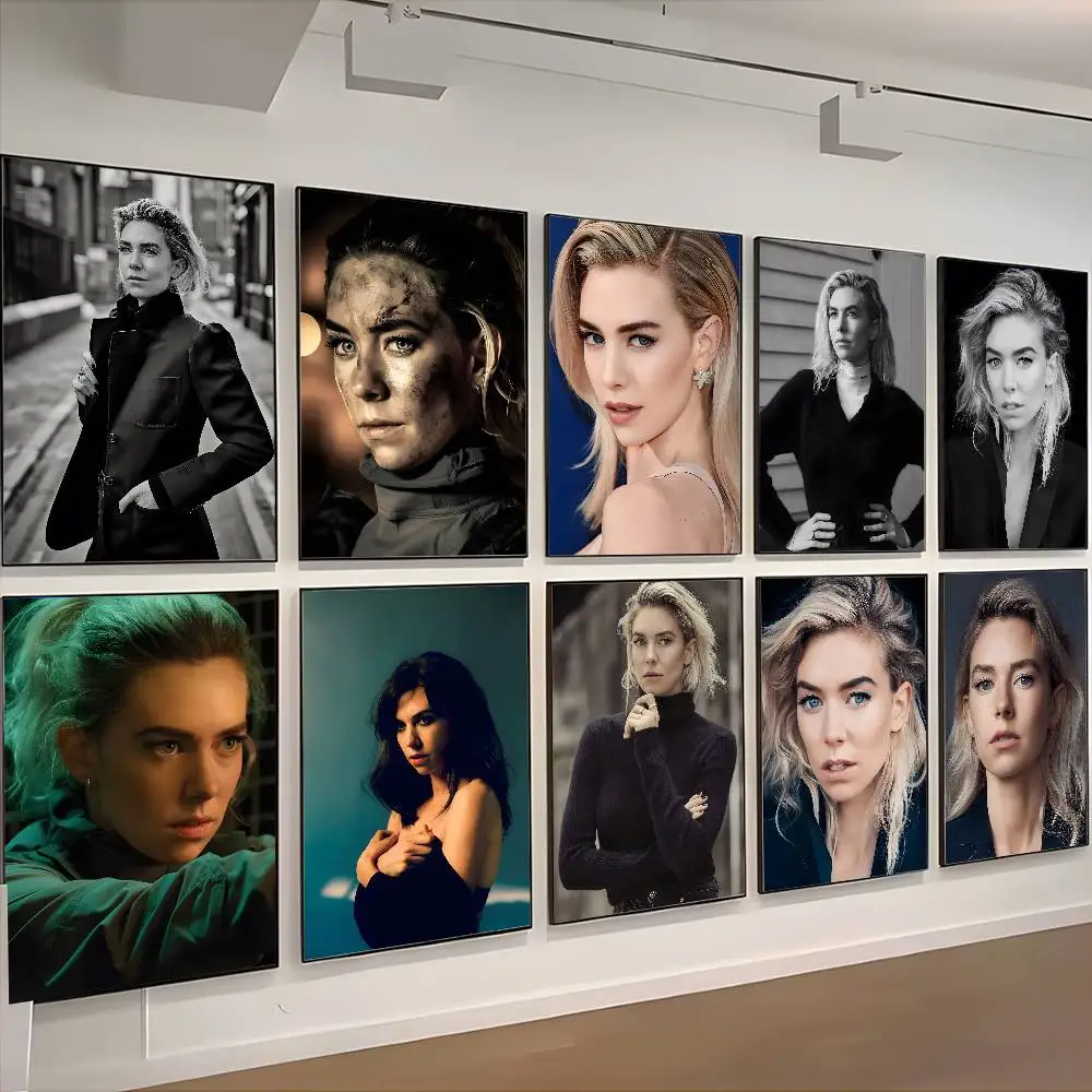 ملصق الممثلة V-فانيسا كيربي HD جدار لزج فني مقاوم للماء لغرفة المعيشة المنزلية وغرفة النوم والديكور الجمالي #2