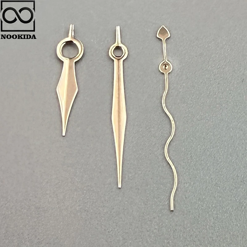 NOOKIDA Aksesori Jam Tangan untuk Gerakan NH35/NH36/4R/7S NH35 Tangan Rose Gold Emas