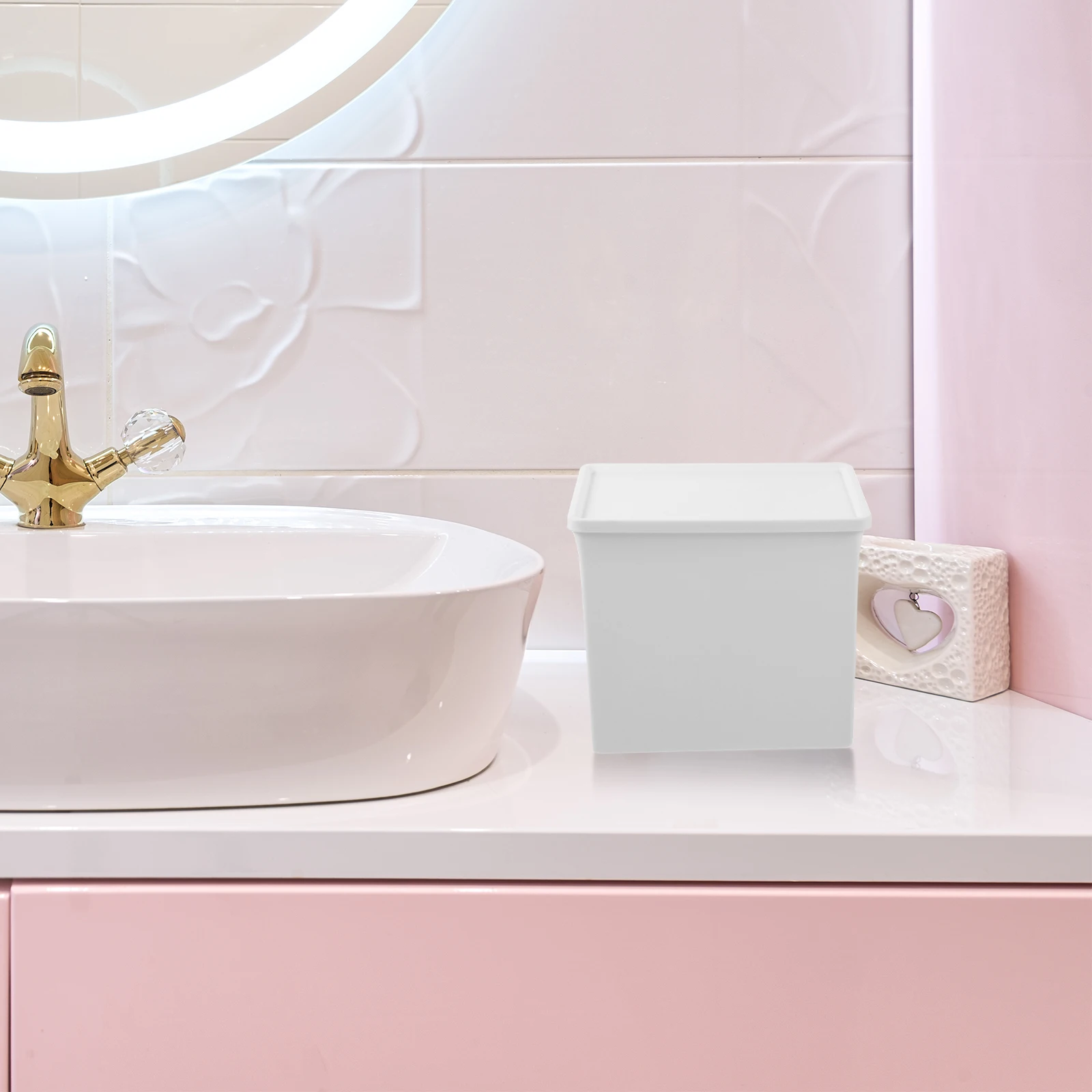 

Laundry Powder Box Durable Plastic Storage Container for Home Organization Laundry Room Bucket Multifunctional Sundries Holder