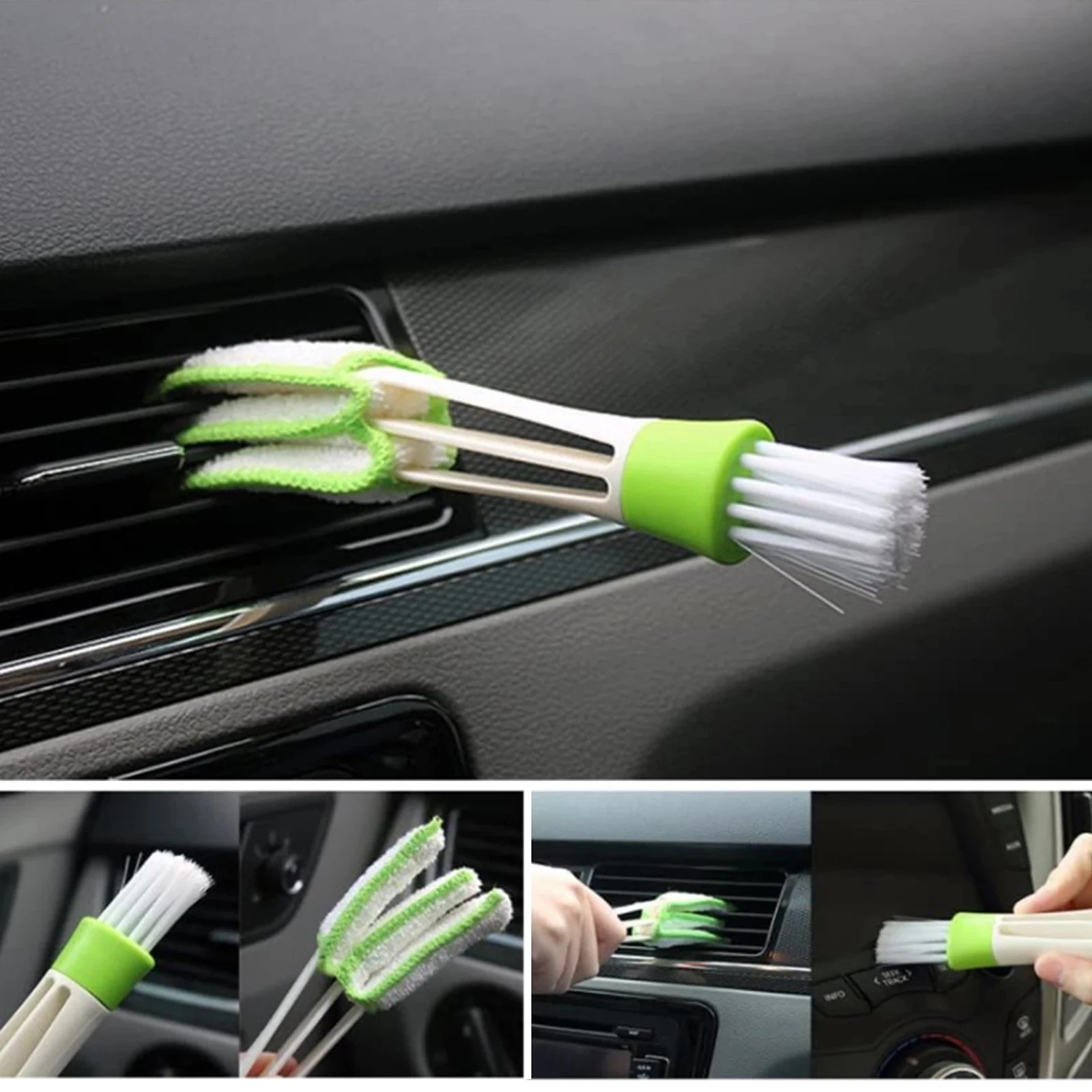 26 Pieces Detailing Brushes Kit Drill Polishing Cleaning Brush Set for Car Air Vents Engine Wheel Rim Bumpers Grille Cleaning