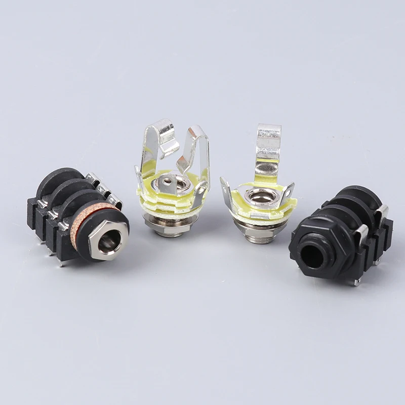 1Pc REAN TRS Stereo 6.35mm Metal Female Jack 3 Pole NYS230 Audio Panel Mounting Socket 1/4
