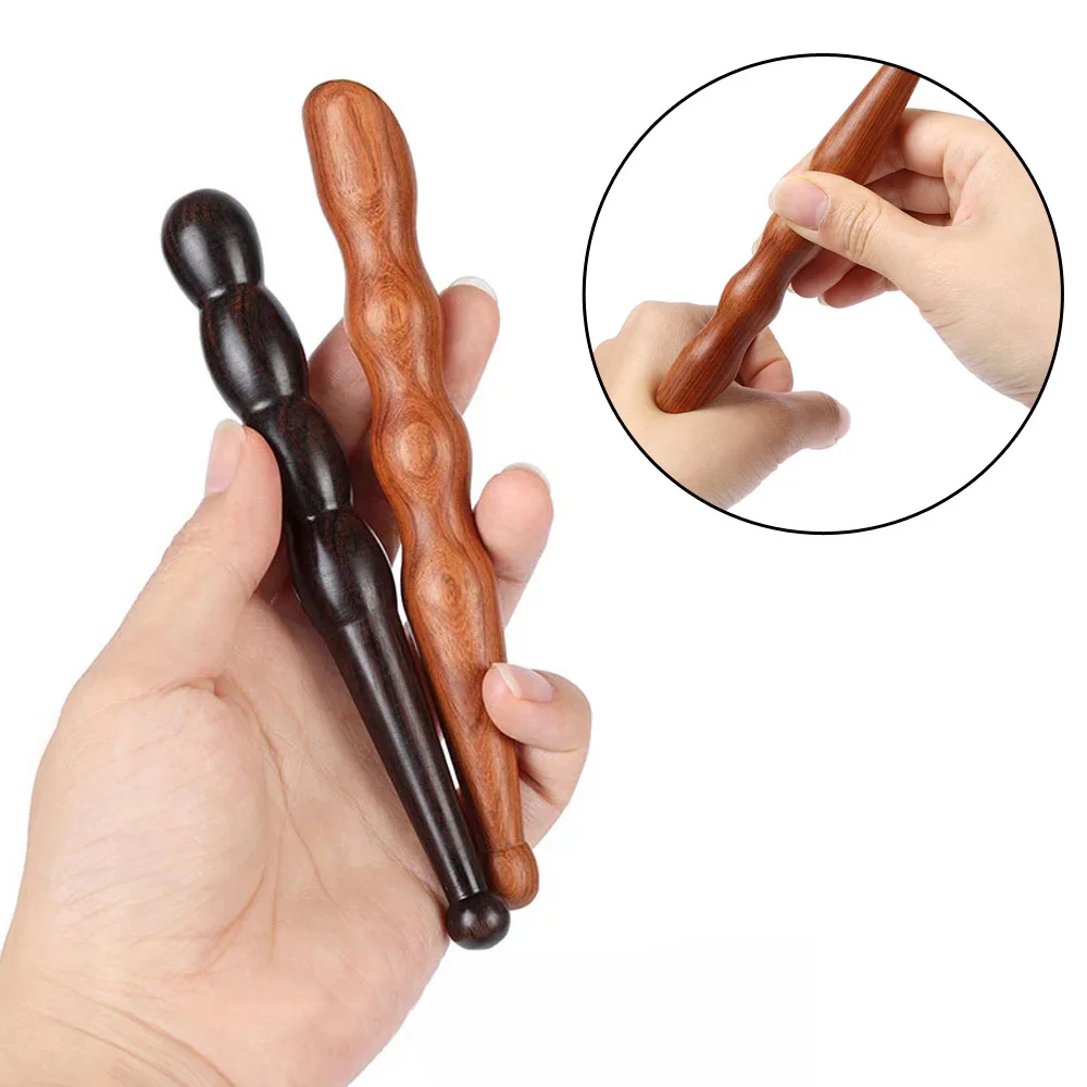

Wooden Spa Muscle Roller Stick Cellulite Blaster Deep Tissue Fascia Trigger Point Release Self Foot Body Facial Massage Tool