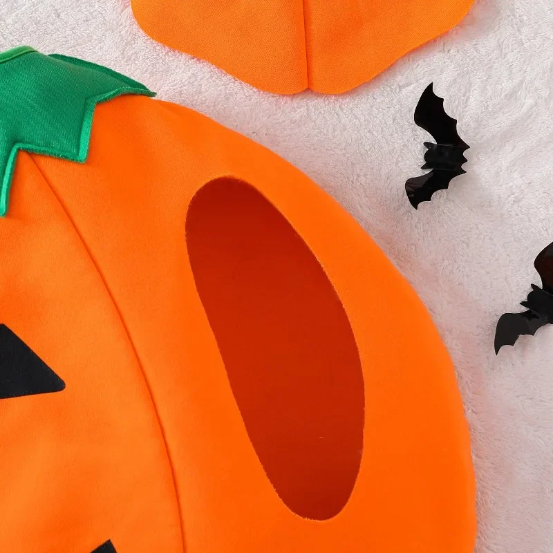 Newborn Baby Pumpkin Halloween Costume Romper Hooded Bodysuit Jumpsuit Onesie Ropa Bebes 0 a 12 Meses