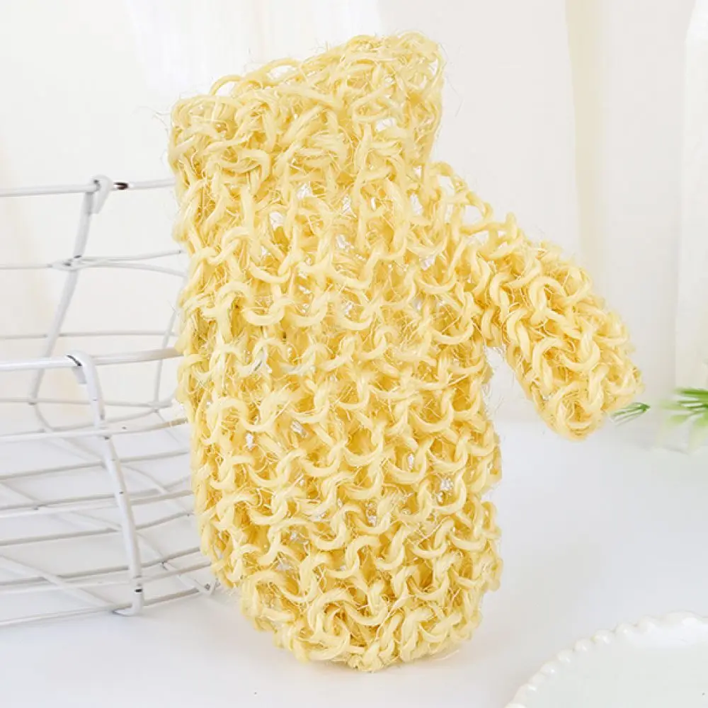Eco Friendly Sisal Bath Mitt Exfoliating Shower Glove Scrubber Body Skin Dead Skin Removal For Daily Shower Spa Massage Tool
