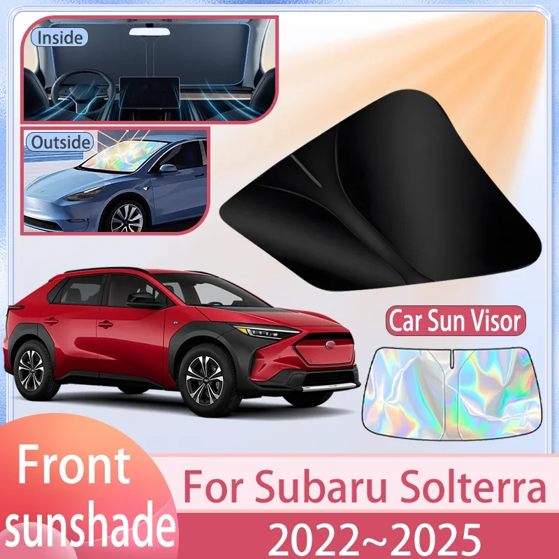 

Автомобильный солнцезащитный козырек для Subaru Solterra 2022 2023 2024 2025, солнцезащитный козырек на лобовое стекло, защита от ультрафиолета, аксессуары