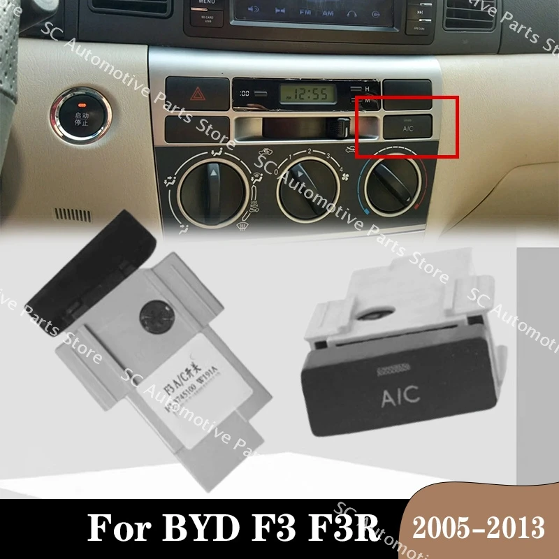 

F3-3745100 SYF3-3745100 Переключатель переменного тока для BYD F3 F3R 2005-2013 Переключатель переменного тока Кнопка кондиционера Переключатель кондиционера