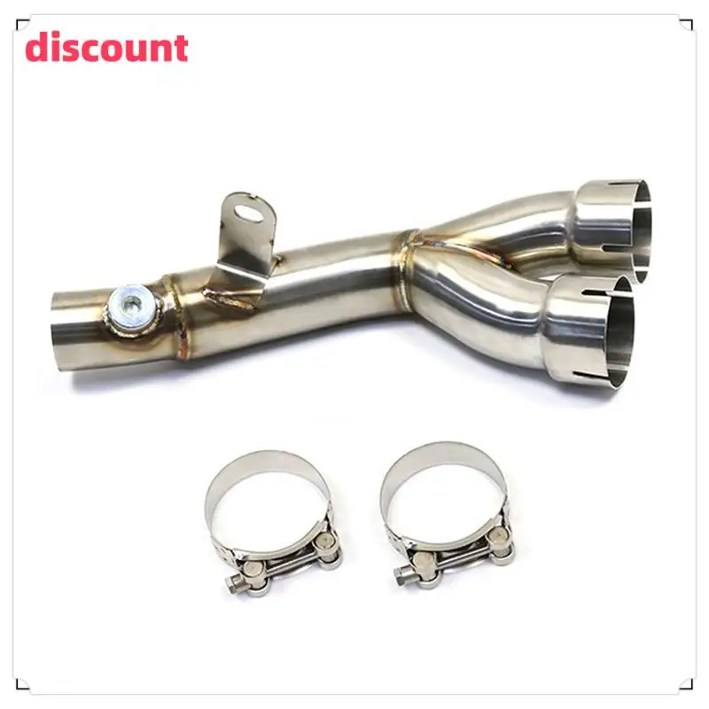 

Excellent-For Yamaha R6 YZF R6 2006-2020 Exhaust Muffler Y Mid Pipe Link YZF-R6 Motorcycle Link Muffler Pipe Silencer System