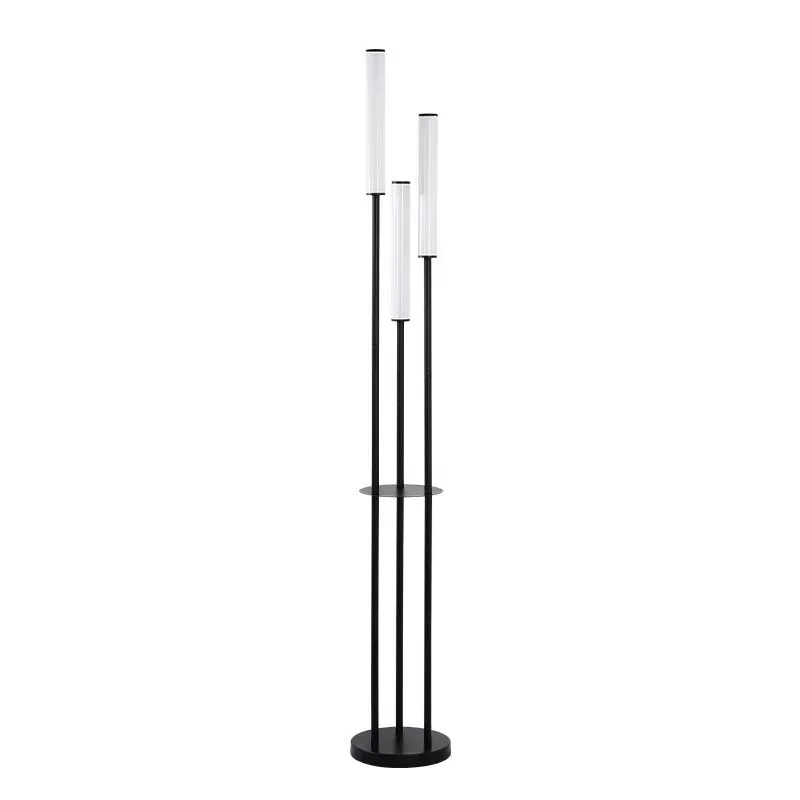 Bedroom acrylic stepless dimming floor, modern simple LED floor lamp