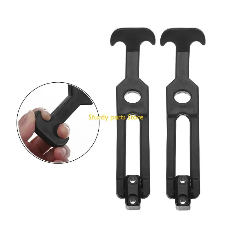 97QC 2PCS TハンドルHASPラバーフレキシブルドローラッチ付き衝撃吸収ラッチ交換用ツールボックスラッチ