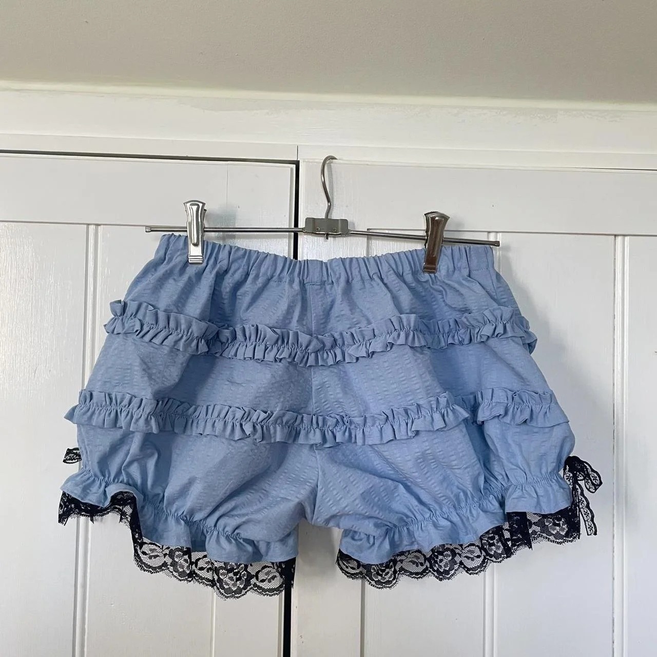 Pantaloncini da donna estivi con volant in pizzo Pantaloncini a strati Pantaloni da zucca vittoriani Mutandine Pantaloncini da bottino Pantaloncini di sicurezza