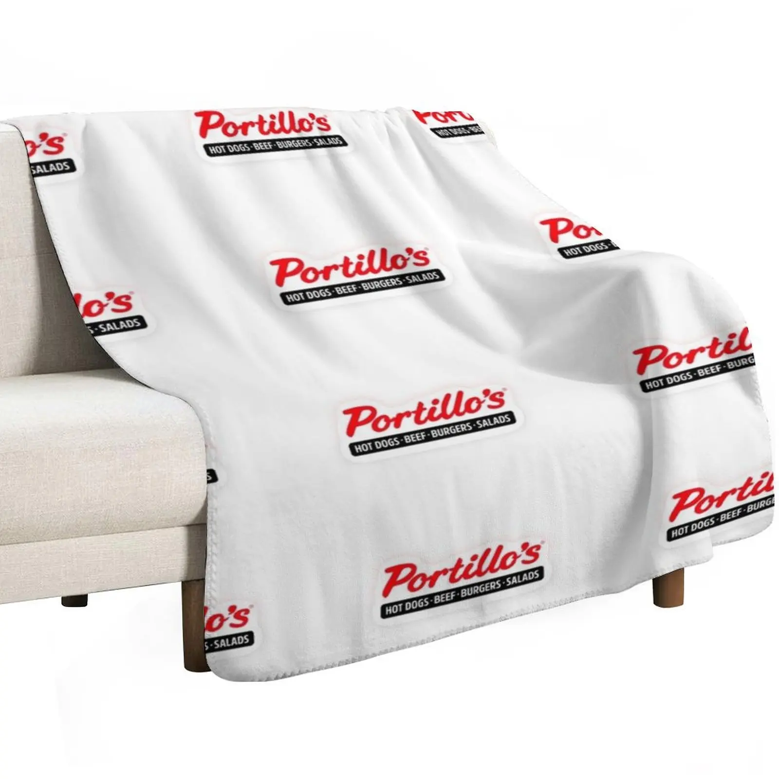 PORTILLOS Throw Blanket Bed covers Beach Plaid on the sofa For Decorative Sofa Sofa Blankets