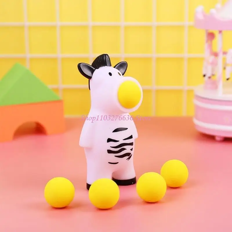 R6FD disparando exprimido juguete súper suave lindas bolas animales popper alivio del estrés del juguete