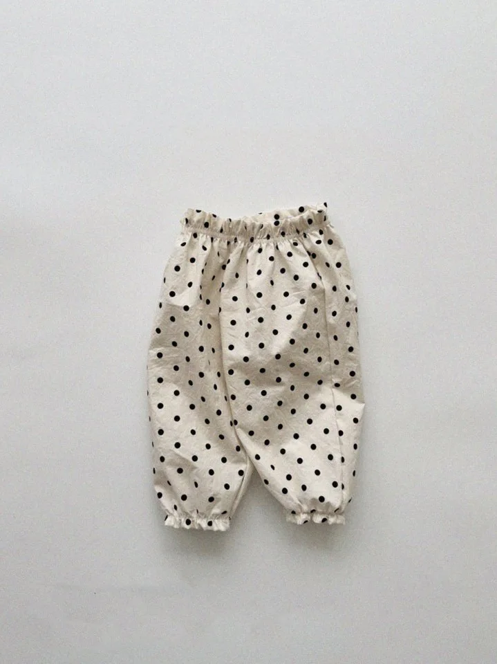 2024 Summer Children Thin Loose Print Casual Pants Boy Baby Cotton Plaid Casual Pants Girl Kids Anti-mosquito Pencil Trousers