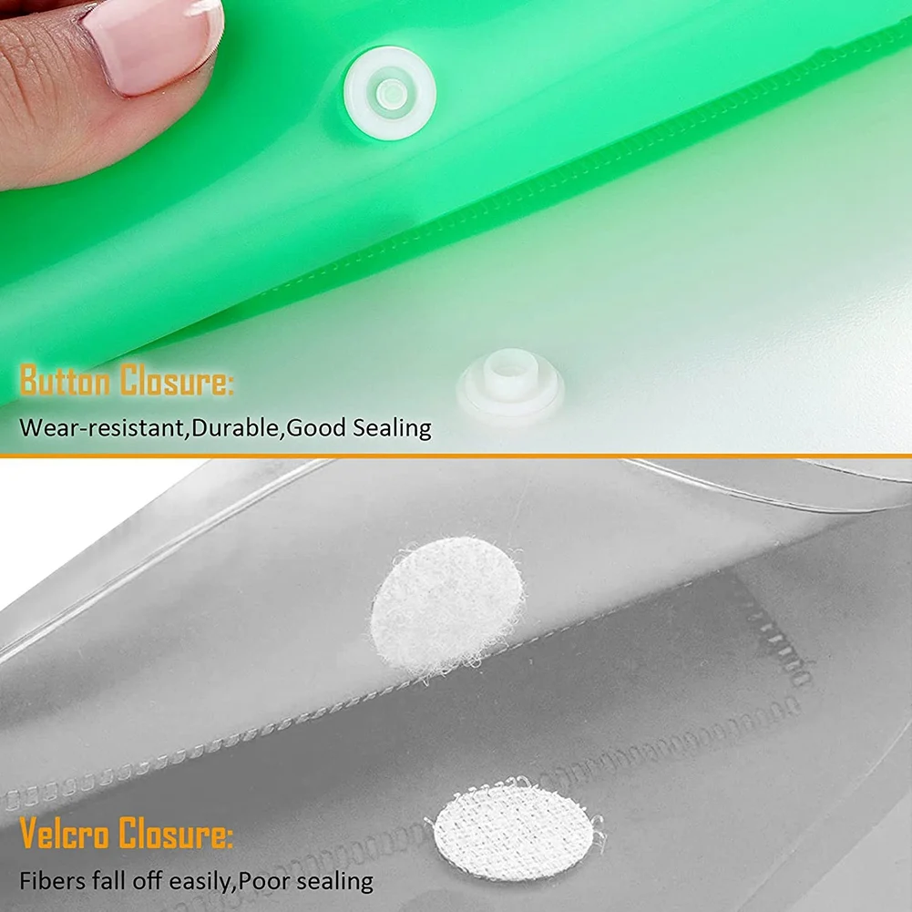 Папка пластиковая А4 для файлов, 12 пакетов, расширяющиеся пробивные карманы A4 для папок А4, с защелкой и карманом для этикеток