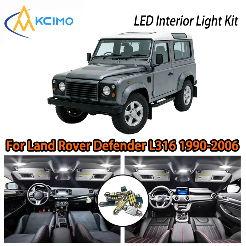 

High-Quality LED Kit For Land Rover Defender L316 90 110 130 1990-2006,Enhances Your Car Cabin Ambiance,Easy to Install