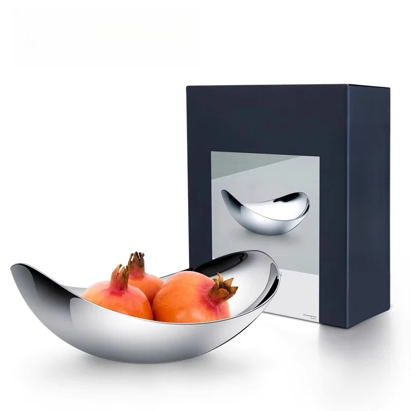 

Light luxury ingot fruit plate, large fruit plate fruit pocket, living room home decoration ornament, housewarming gifts