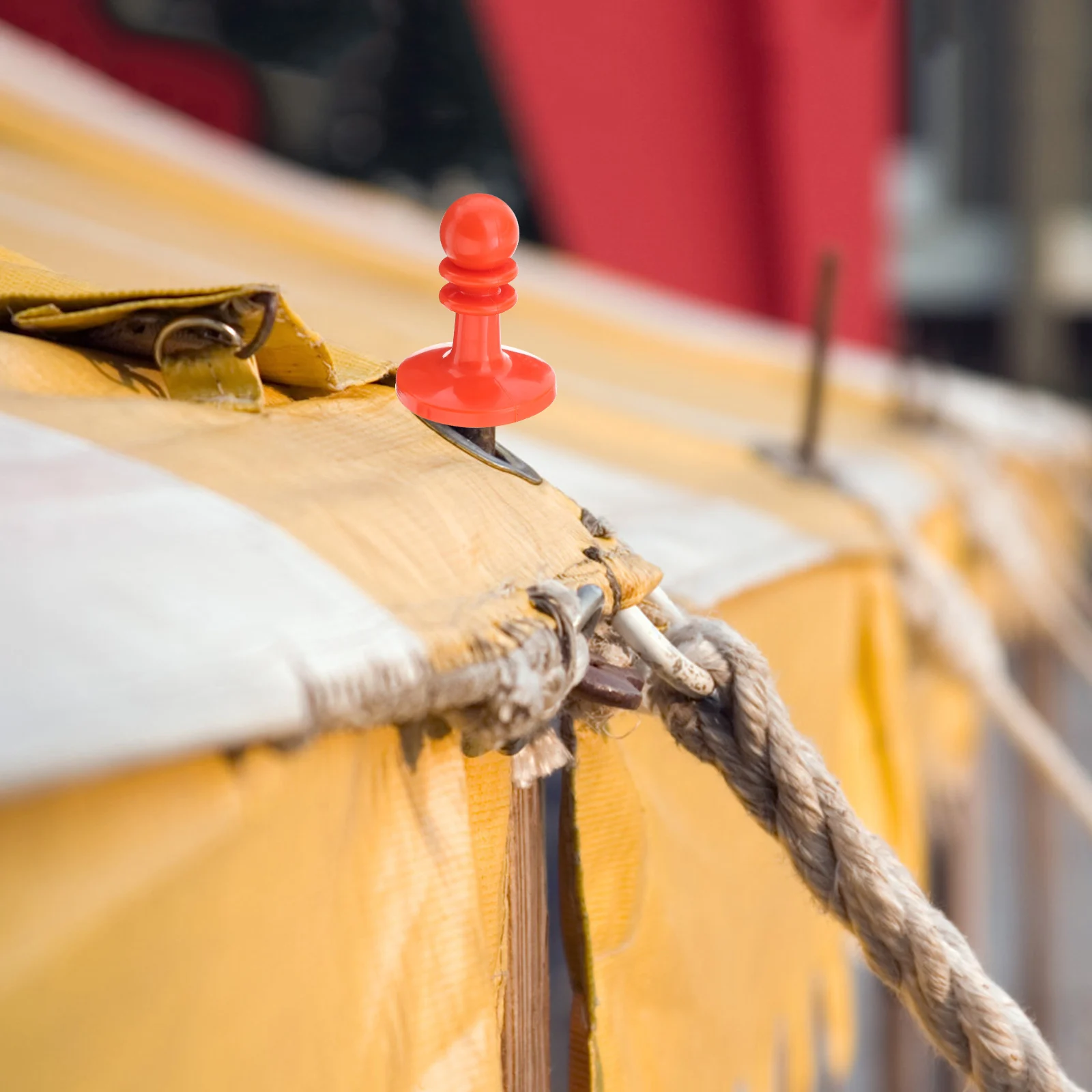 4 قطعة غطاء أمان مقاوم للمظلة عمود الخيمة دعم التخييم المظلة غطاء قضيب قماش القنب المنتزع منع انهيار أضرار المطر #1