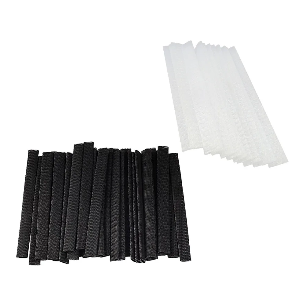 100pcs Makeup Brush Mesh Cover Premium Pe Expandable Protective Covers For Makeup Brushes Keep Shape Durable Tool Accessory