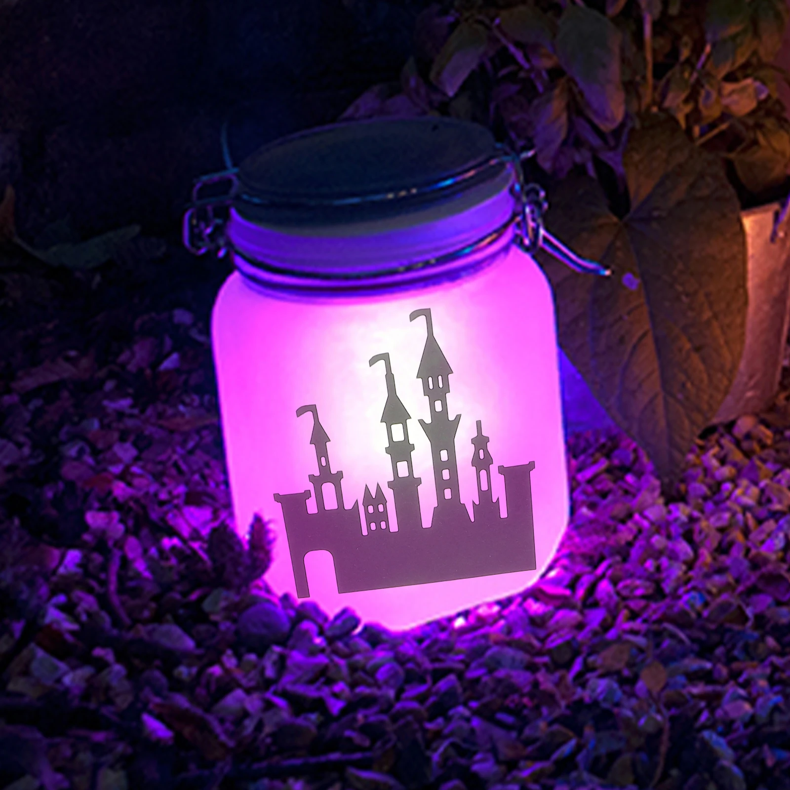 

60pcs Unicorn Cards Diy Paper Cutouts For Lantern Jar Decor Creative Cards Castle Pattern Home Party Birthday