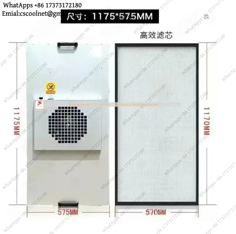 k3 for HEPA FFU Laminar Flow Hood, Industrial Air Purifier with High-Efficiency Filtration for Cleanrooms