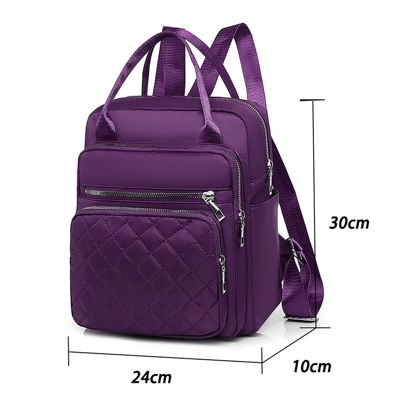 2024 New Women Backpack Designer Hand Shoulder Bag Fashion School Bags For Girls Multifunction Large Capacity Travel Backpacks