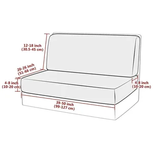 2 Buah / set Bantal Makan RV Bulu Kutub Penutup Sofa Regangan Penutup Kursi Stan Penutup Sandaran Mobil Kemping RV Penutup Sandaran Bangku Mobil 8 set penutup selimut bulu domba terlaris - №