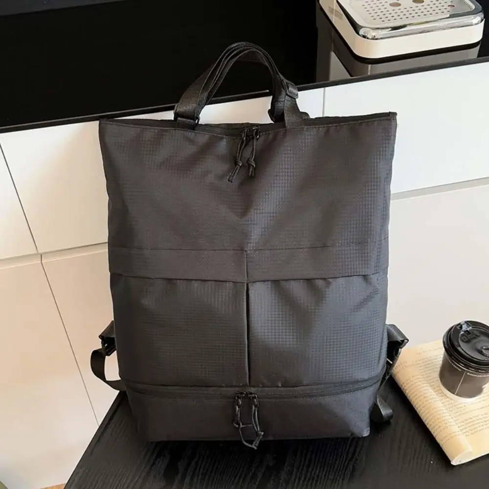 حقيبة ظهر قابلة للطي من قماش أكسفورد مقاومة للماء محمولة للياقة البدنية حقيبة كتف ذات سعة كبيرة لطلاب المدارس #4