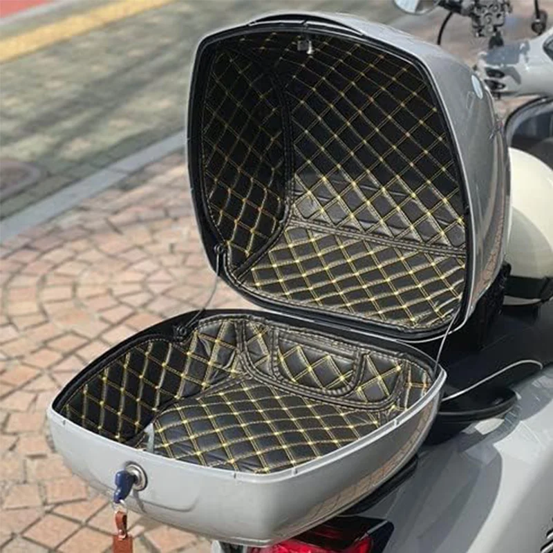 Vespa GTS300 GTS 300 오토바이 리어 테일 박스 라이너 패드 보관함 보호대(상단 + 하단)