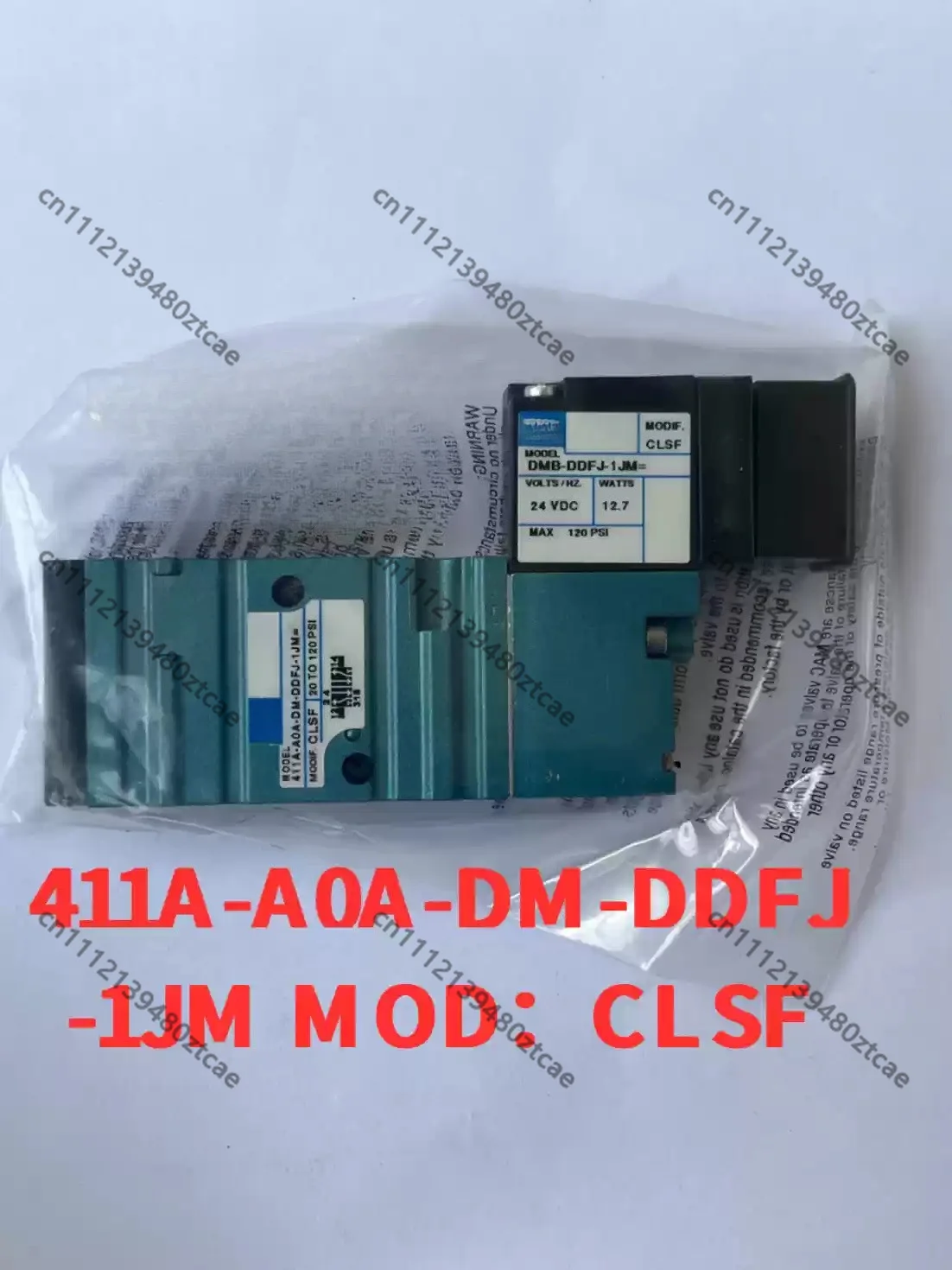 Pneumatic Solenoid Valve 411A-A0A-DM-DDFJ-1JM MOD:CLSF 1 Tooth Spare Parts For Hot Melt Equipment