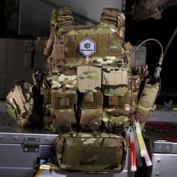 Emersongear LBT 6094A Style Plate Carrier W/ 3 Pouches Protective Gear Hunting Combat Tactical Vest Nylon EM7440