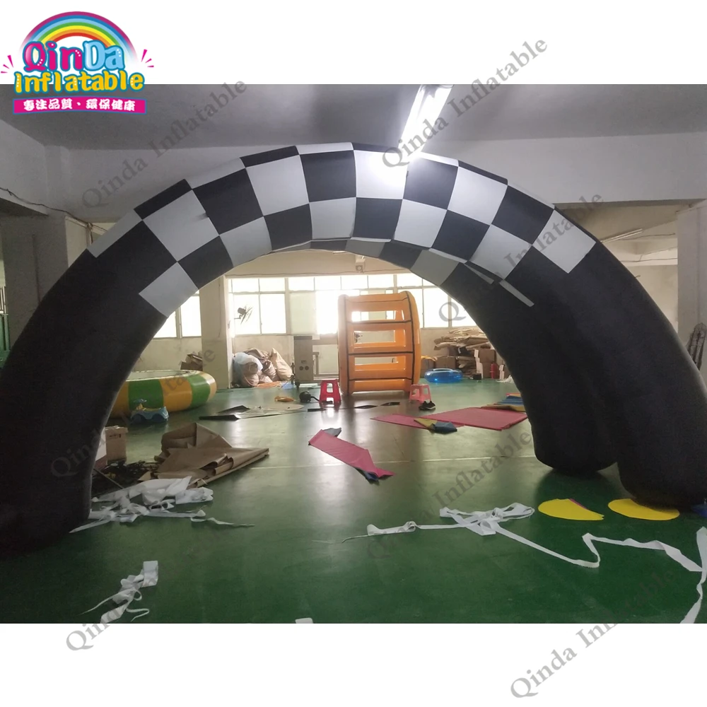 Oxford Cloth Inflatable Event Arch Tent,6m Span Inflatable Finish Line Arch For Racing Match