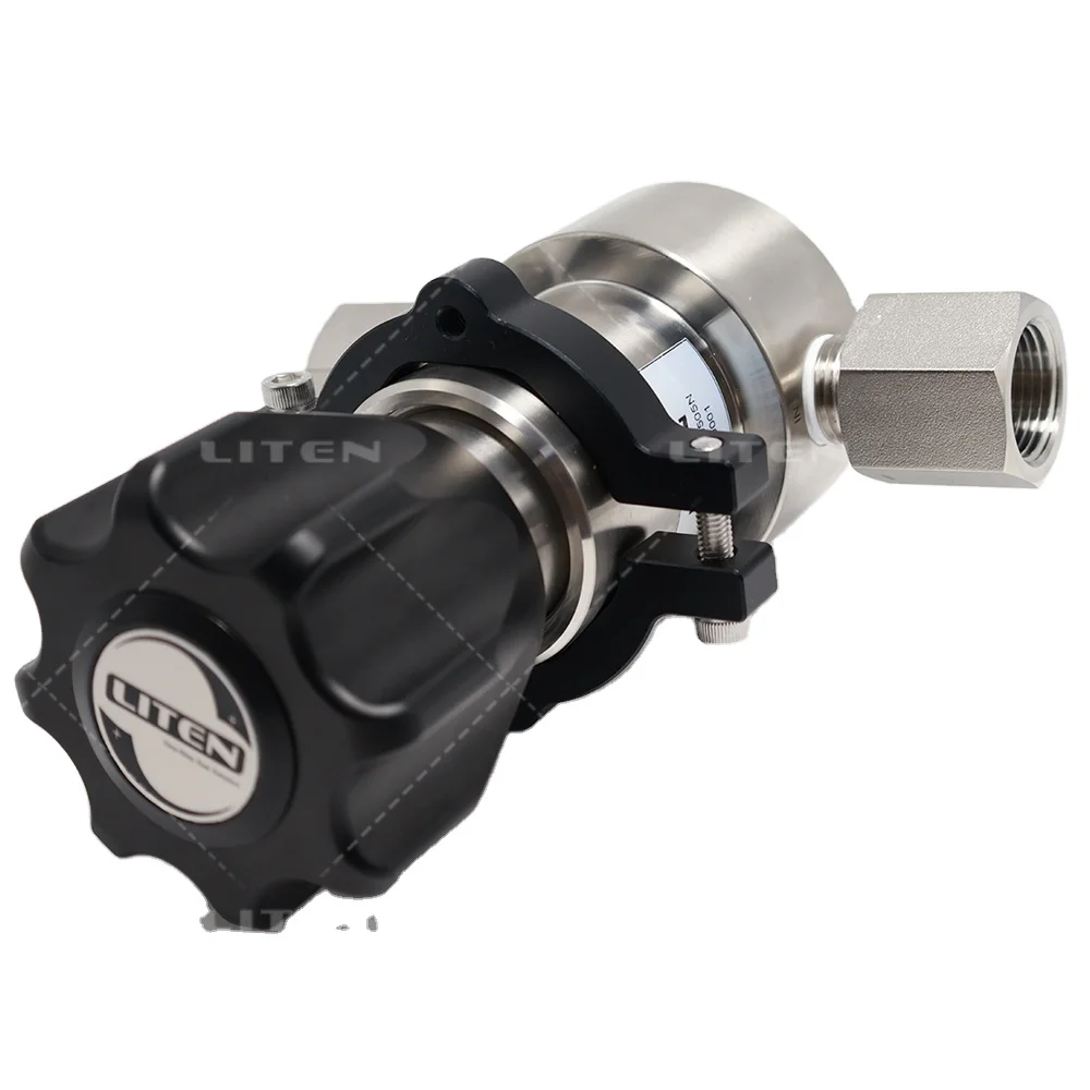 

Regulator Tescom Type 3750PSI in 0-600 PSI Out 316 Stainless Steel 1/2IN NPT Pressure Regulator Valve for lpg Hydrogen