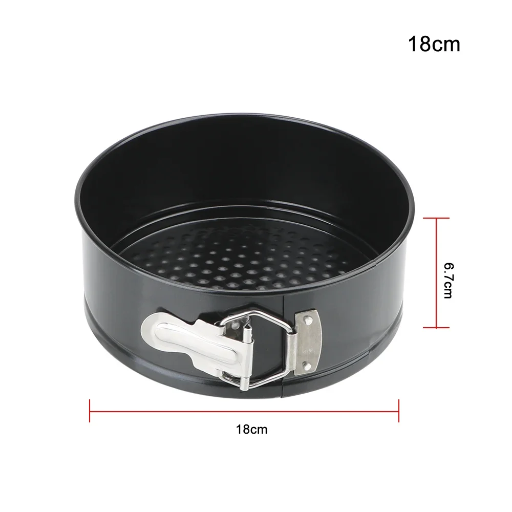 Removable Bottom Non-Stick Metal Bake Mould Round Cake Pan Bakeware  Carbon Steel Cakes Molds Kitchen Accessories