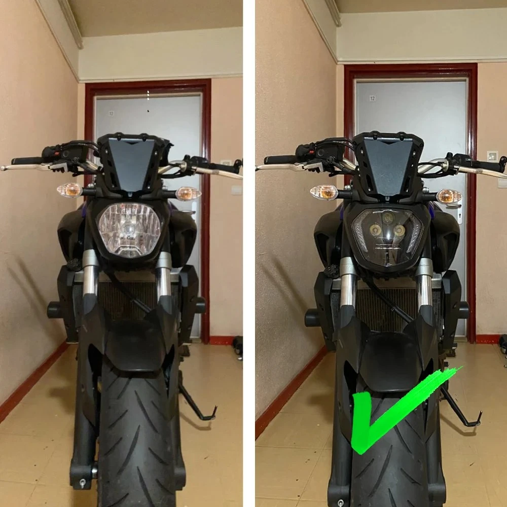 ヤマハMT07,Fz07,2014,2015,2016,2017用LEDヘッドライト,MT-07,FZ-07 l 
