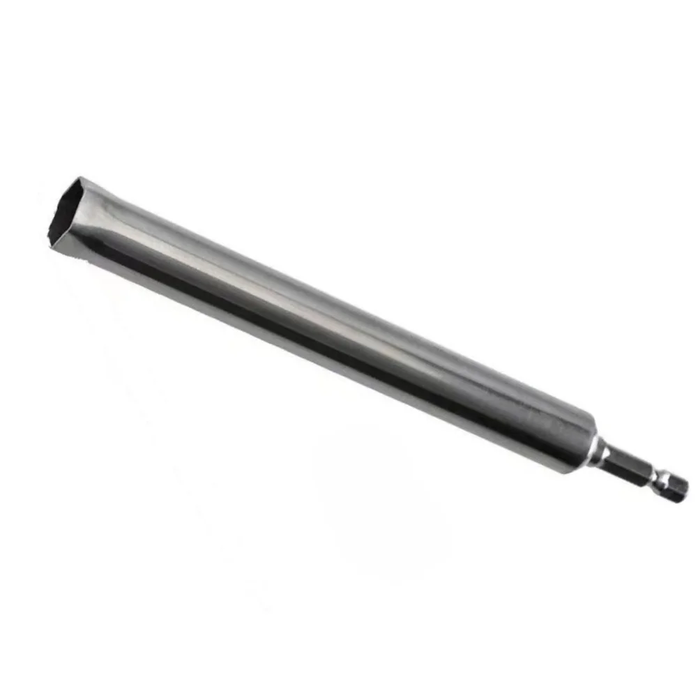 Hex Socket Ceiling Leveling Sleeve 14mm Hollow Rod Compatible with M8 Hanging Rod 45# Steel Silver 86g Lightweight