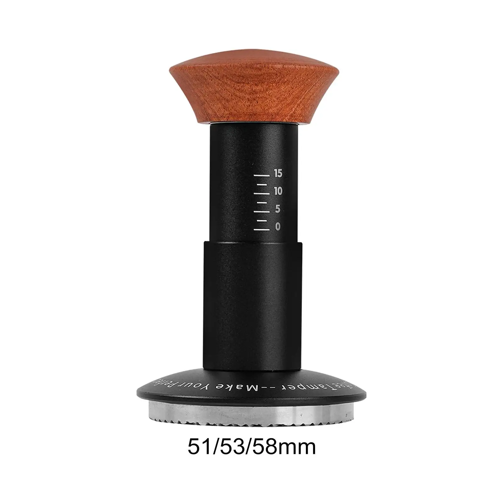 

Coffee Tamper Espresso Hand Press Portafilter Powder Distributor Coffee Accessories Wooden Handle Leveler Tool Espresso Tamper